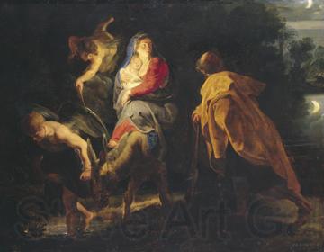 Peter Paul Rubens Die Flucht nach Agypten Spain oil painting art